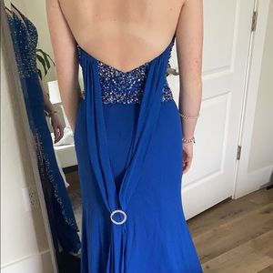 Beaded evening gown
